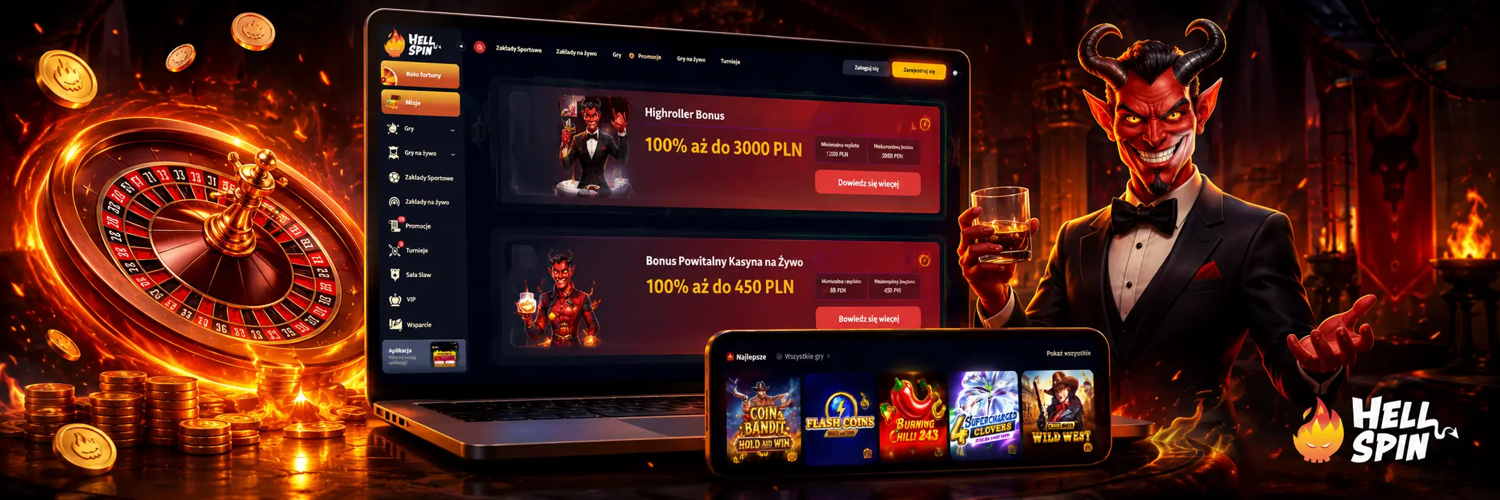 Cotygodniowe promocje w HellSpin
